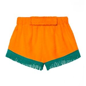 NWT La Veste wild summer terry cloth shorts size S